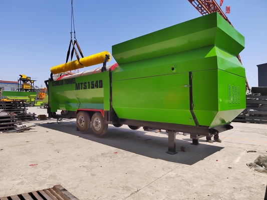 380V/415V/440V Voltage Écran de tambour de compost lourd avec générateur diesel
