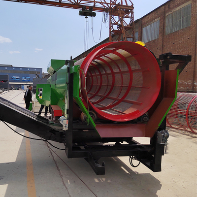 6200 kg Capacité écran à tambour rotatif pour machine à compost de sol à vibration circulaire