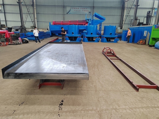 4520*1850*1560mm Séparation des minéraux Vibration 6s Table de vibration pour le nettoyage de l'or
