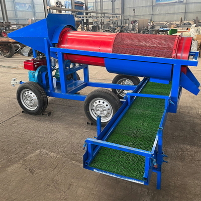 50 à 500 tonnes par heure Capacité d'alluviation de l'or et du diamant usine de lavage mobile portable