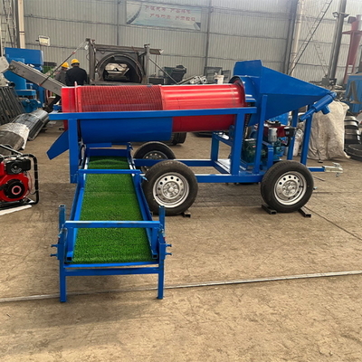 50 à 500 tonnes par heure Capacité d'alluviation de l'or et du diamant usine de lavage mobile portable