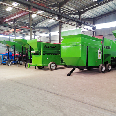 Machine à tamis à tambour rotatif largement utilisée pour le compostage du sol