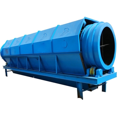 5.5KW de puissance Tambour mobile de lavage d'or pour usine de tri des déchets solides municipaux