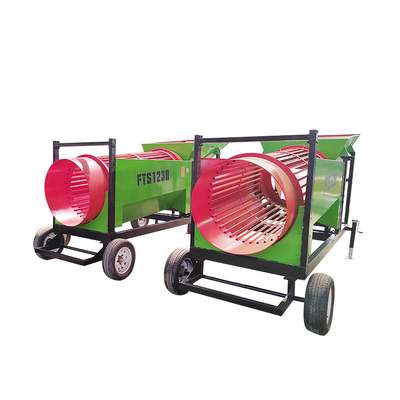 Écran de tamisage rotatif de bois de chauffage fiable pour une taille de décharge personnalisable