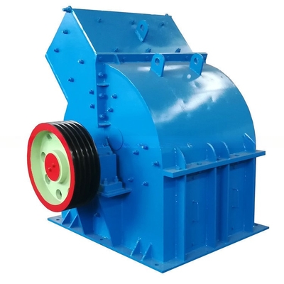 Petite machine mobile de concassage à marteaux de pierre avec capacité de concassage et couleur blanche