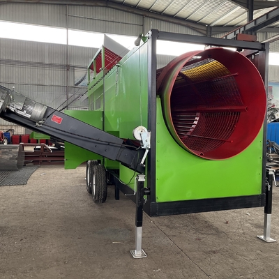 Scanner à tambour rotatif pour le compost Charbon de bois de chauffage
