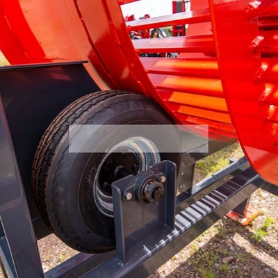 Écran de tambour à bois de chauffage mobile de moins de 6 mm ou selon la taille de décharge demandée