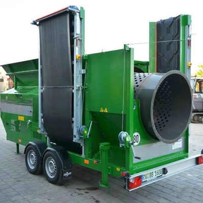 6.3 yd3 4.8 m3 Capacité de la trémie Tambour mobile pour le compost Tambour pour les déchets solides municipaux