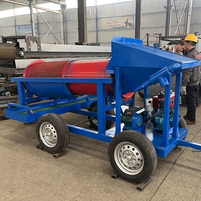 Zhengzhou Alluvial machines d'extraction d'or équipement séparateur pièces de tambour rotatif d'or