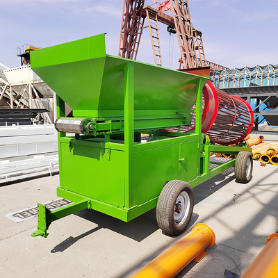 Conception d'un écran de tambour mobile à bois de chauffage avec un matériau en acier inoxydable et une grande capacité