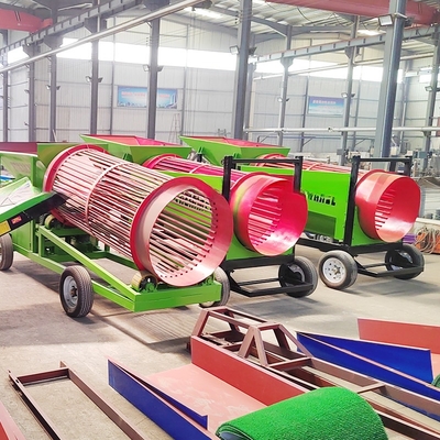 Conception d'un écran de tambour mobile à bois de chauffage avec un matériau en acier inoxydable et une grande capacité