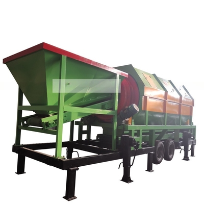 Sage à fûts de compost mobile personnalisable avec une capacité de 1 à 200 tonnes par heure