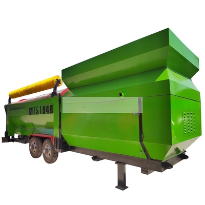 Écran de tambour à compost rotatif mobile La meilleure solution de tamisage du compost pour l'exploitation minière de l'énergie