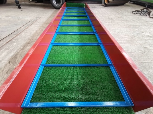 Dimensions d'alimentation Moins de 300 mm Centrifugeuse de collecte d'or pour tapis d'herbe et tambour