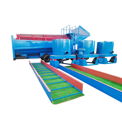 Dimensions d'alimentation Moins de 300 mm Centrifugeuse de collecte d'or pour tapis d'herbe et tambour
