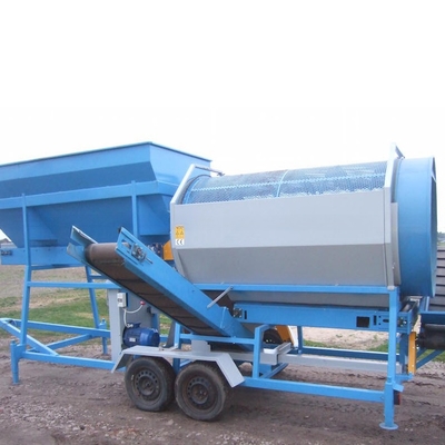 Écran à tambour portable et stationnaire de type compost pour engrais organiques