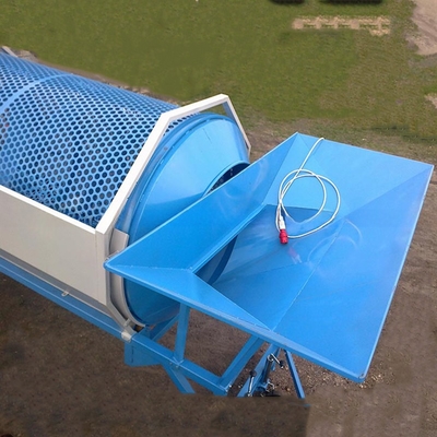 Écran à tambour portable et stationnaire de type compost pour engrais organiques