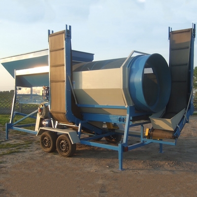 Écran à tambour portable et stationnaire de type compost pour engrais organiques