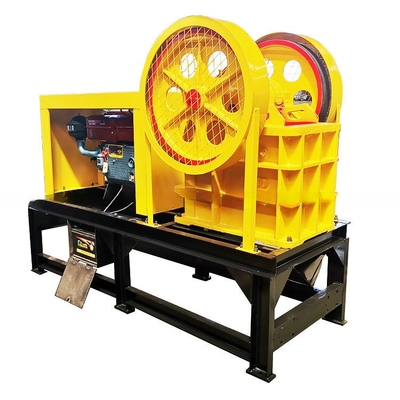 Petit mini-crusher à mâchoires mobiles 150x250 200x300 pour le minerai de fer de charbon de marbre de kaolin de dolomite