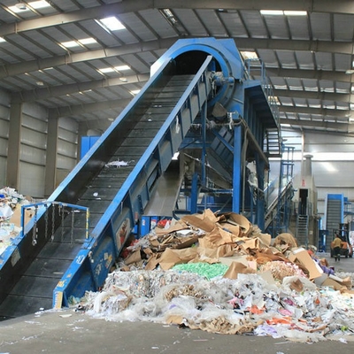 Machine de tri des déchets bleus pour trier efficacement les déchets recyclables et mélangés