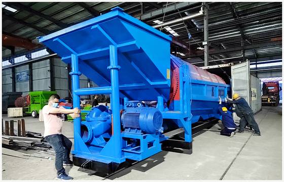 Équipement de mine d'or mobile de grande capacité facile à utiliser machine de lavage d'or
