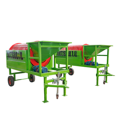 380V/415V/440V Mini plaque d'acier perforation du matériau de dépistage du compost écran de tambour mobile