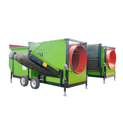 Écran à tambour mobile de 5600x2015x2010 mm pour les besoins de dépistage du sol et du sol supérieur