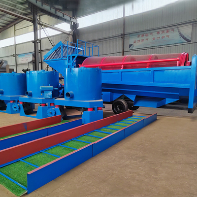 Séparateur de gravité Machines pour usines de lavage minières d'or 0-350 tonnes par heure Échelle Ensembles complets