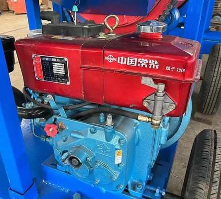 Taille maximale 100 mm Écran à tambour rotatif mobile d'extraction d'or avec moteur essence ou diesel