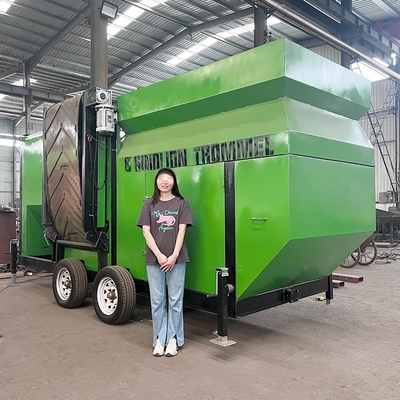 Dépend du modèle de compost Trommel Multi Screen pour l'exploitation minière Trommel Screening Plant Vente