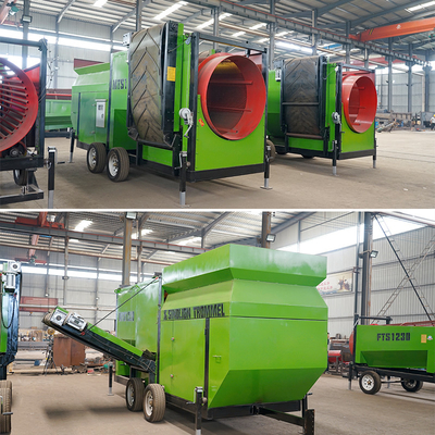 Dépend du modèle de compost Trommel Multi Screen pour l'exploitation minière Trommel Screening Plant Vente