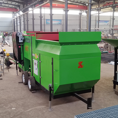 Les ateliers de matériaux de construction dépendent du modèle de sol de l'écran à tambour avec générateur diesel