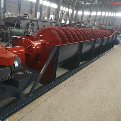Installation complète de lavage du sable de rivière avec machine à laver le sable en spirale à classificateur à vis