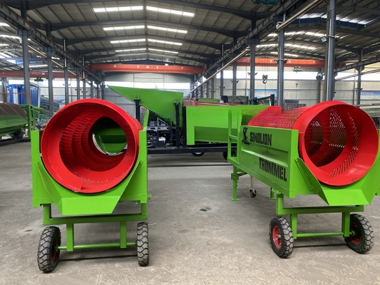 Taille d'alimentation inférieure à 300 mm Écran à tambour mobile pour agrégat de compost à tambour