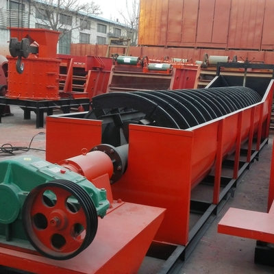 Machines à laver le sable et le gravier en spirale industrielles professionnelles pour usine de lavage du sable