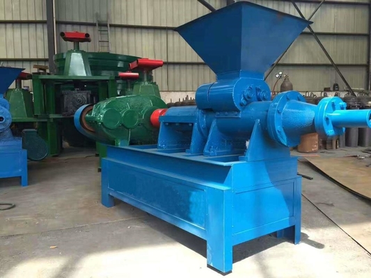 Matériau de base Cendre de charbon Brise de charbon de bois Bares de charbon Pellets de vis Briquette Excruder machine