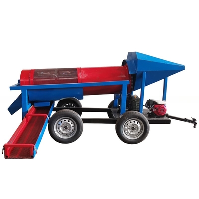 Machine mobile de traitement de l'or en couleur rouge avec fourniture de pièces de rechange à vie