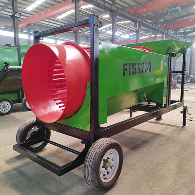 Séparateur de gravité de l'énergie de l'exploitation minière de compost machine de tamisage du sol avec et l'efficacité