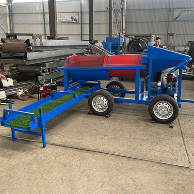 Plante de lavage portable pour les mines d'or et de diamants avec taille d'alimentation de 300 mm