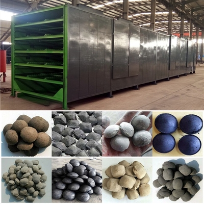 Matériau sec en forme de barre Briquettes de charbon Production continue Conveyor Mesh Sécheuse à courroie