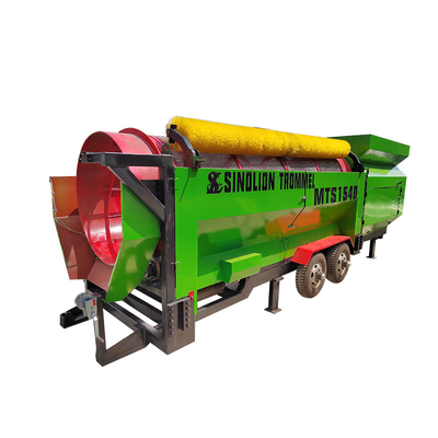 Machine de sélection du sable avec système de nettoyage à billes en caoutchouc de taille d'alimentation inférieure à 300 mm