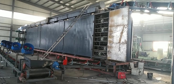Fabrication continue de séchoir à bande de treillis pour briquettes de charbon de charbon