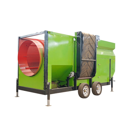 Séparateur agricole à taux de récupération élevé, sélecteur à tambour à tambour mobile pour le compost de sol