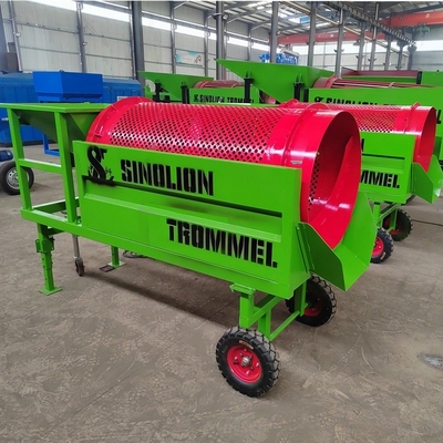 Séparateur agricole à taux de récupération élevé, sélecteur à tambour à tambour mobile pour le compost de sol