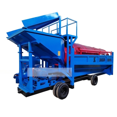 Écran à tambour en or mobile 380V/415V/440V pour usine de lavage