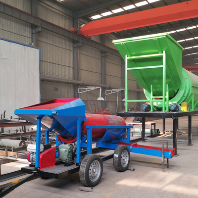 Écran à tambour rotatif séparateur d'or Écran à barres en acier pour machines minières industrielles