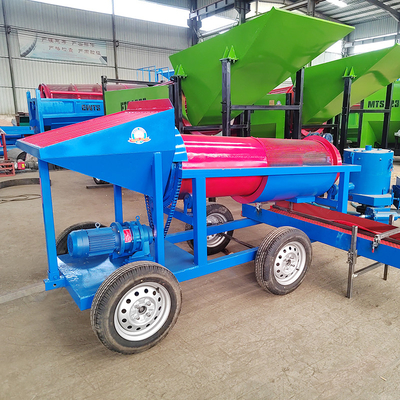 Écran à tambour rotatif séparateur d'or Écran à barres en acier pour machines minières industrielles