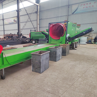 Séparation minière machine à laver à tambour mobile 2000 kg écran rotatif portable