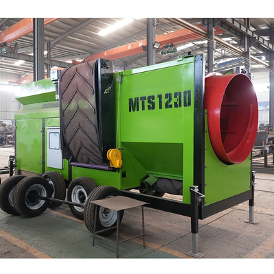 Machine de tamisage rotatif pour l'exploitation minière de l'énergie avec écran de tamisage de compost de 2200 kg