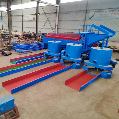 Processus de séparateur d'étain pour l'extraction du coltan Or Diamant Trommel Laveuse à gommes